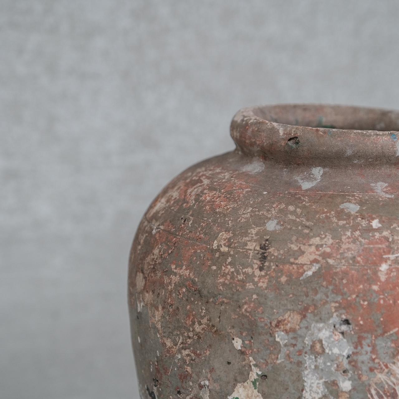 Début du 20ème siècle Vase italien ancien en céramique patinée en vente
