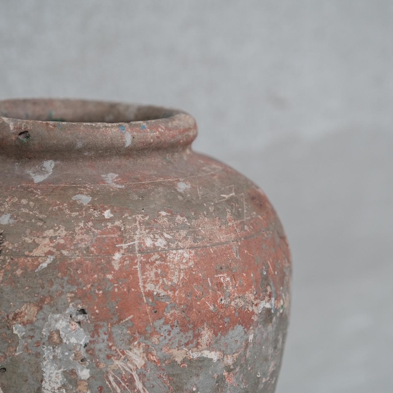 Céramique Vase italien ancien en céramique patinée en vente
