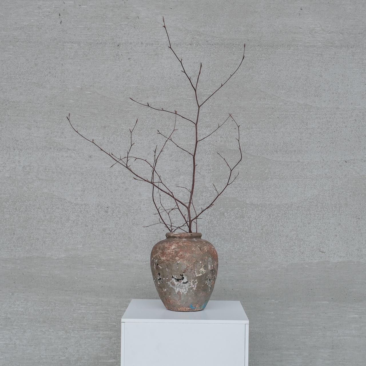 Vase italien ancien en céramique patinée en vente 4