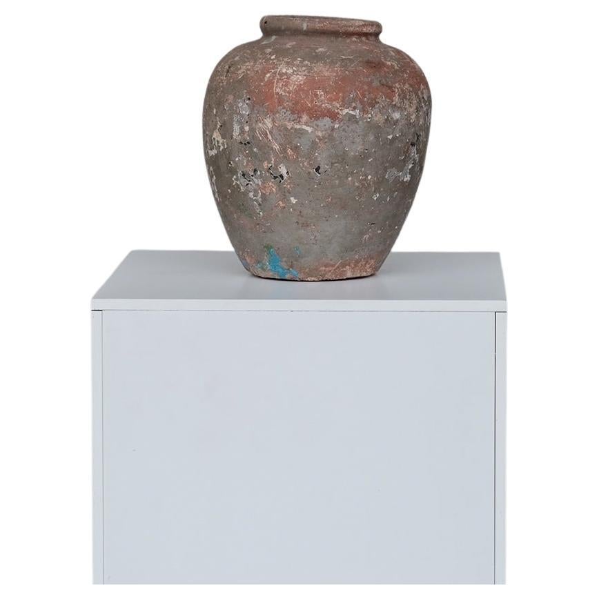 Vase italien ancien en céramique patinée en vente