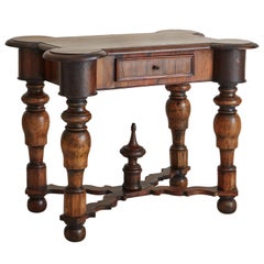 Antique Italian Pear & Cherry Wood Gueridon