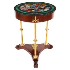 Antique Italian Pietra Dura Occasional Table, Early 20th Century