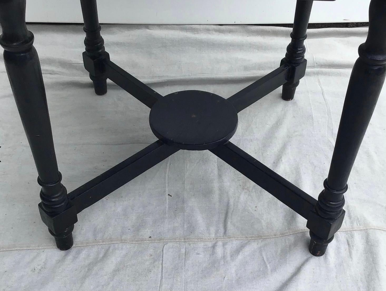 Antique Italian Pietra Dura Octagonal Center Table For Sale 1