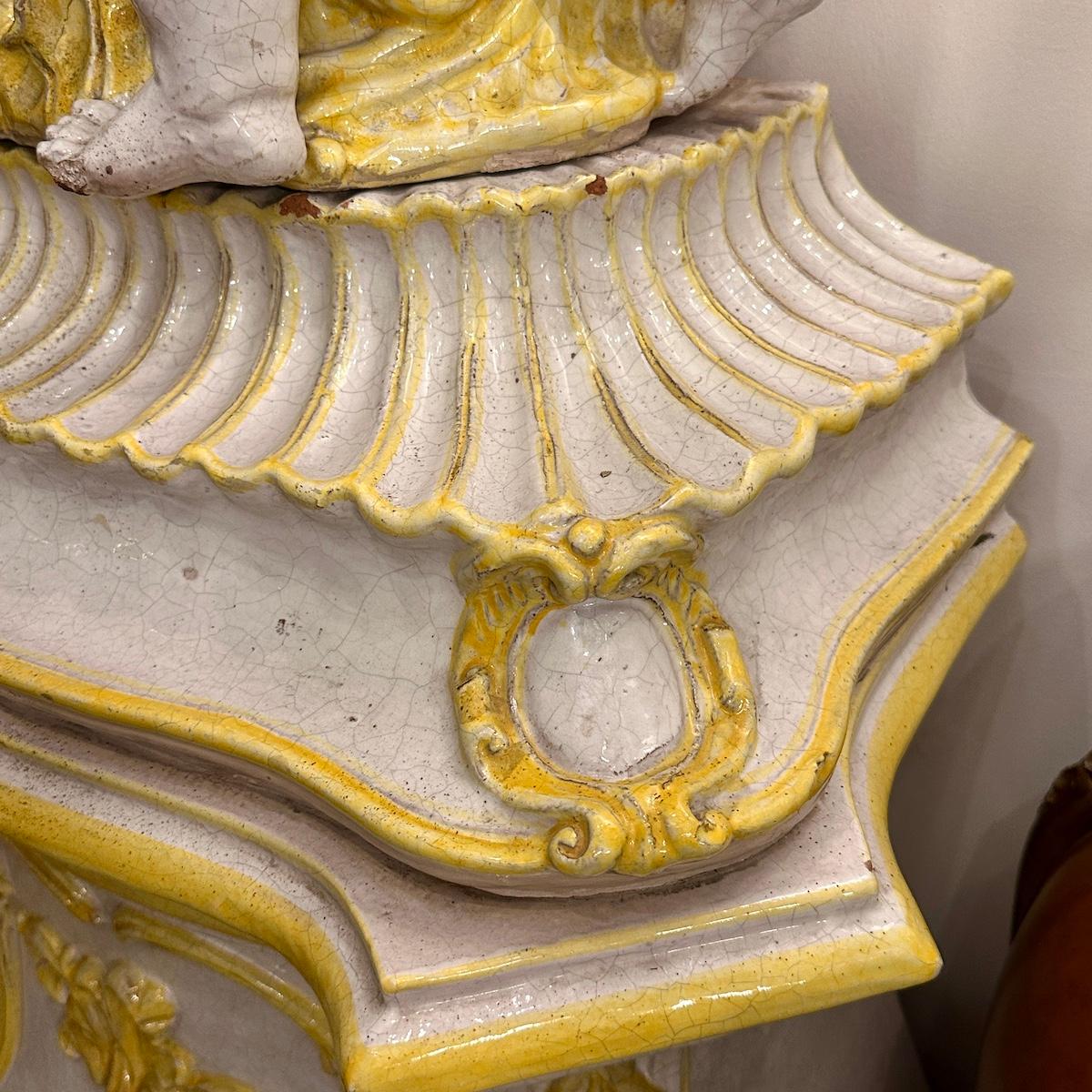 Antique Italian Porcelain Stove For Sale 12