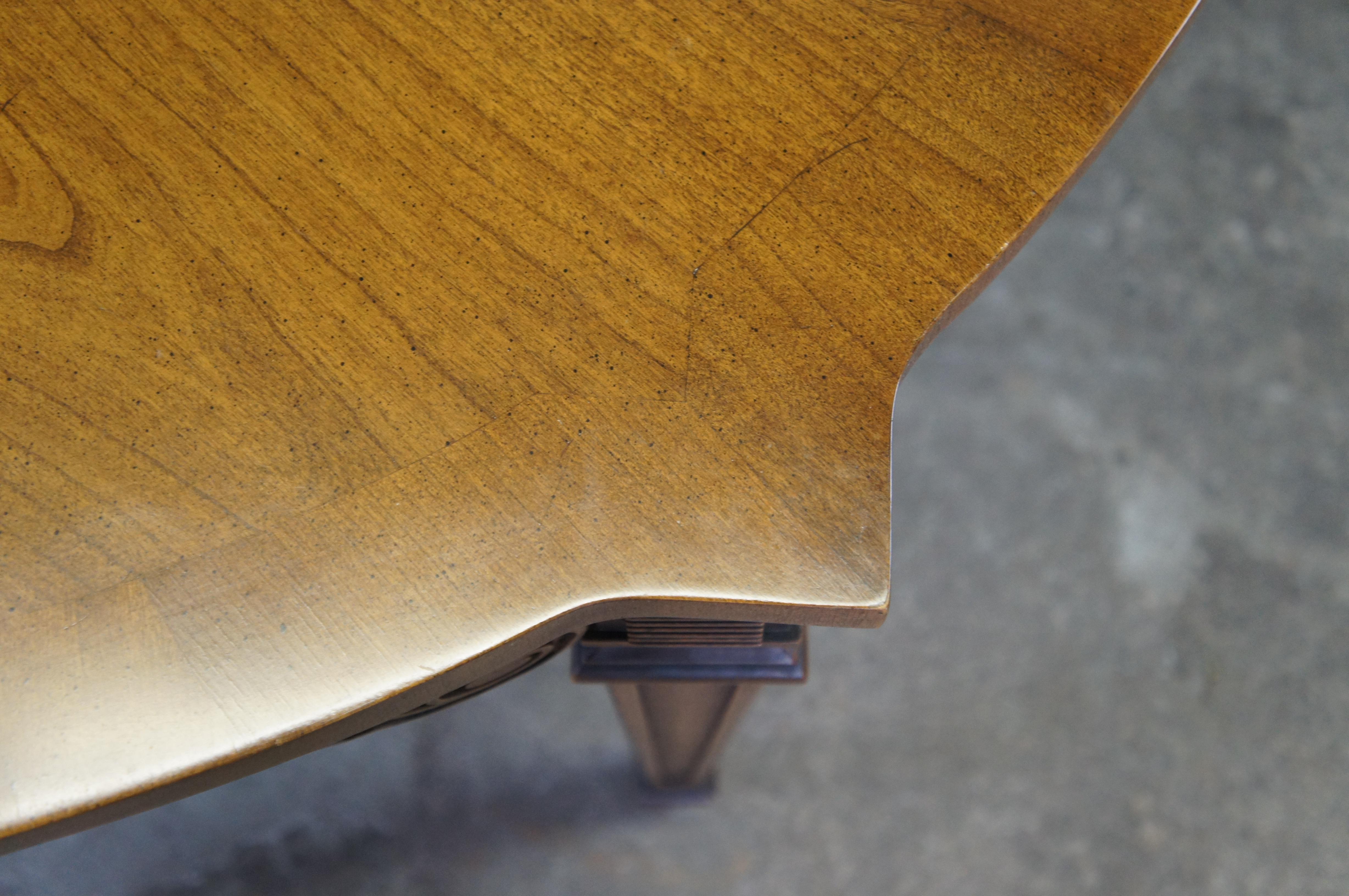 Antique Italian Provincial Cherry Extendable Oval Dining Table 114