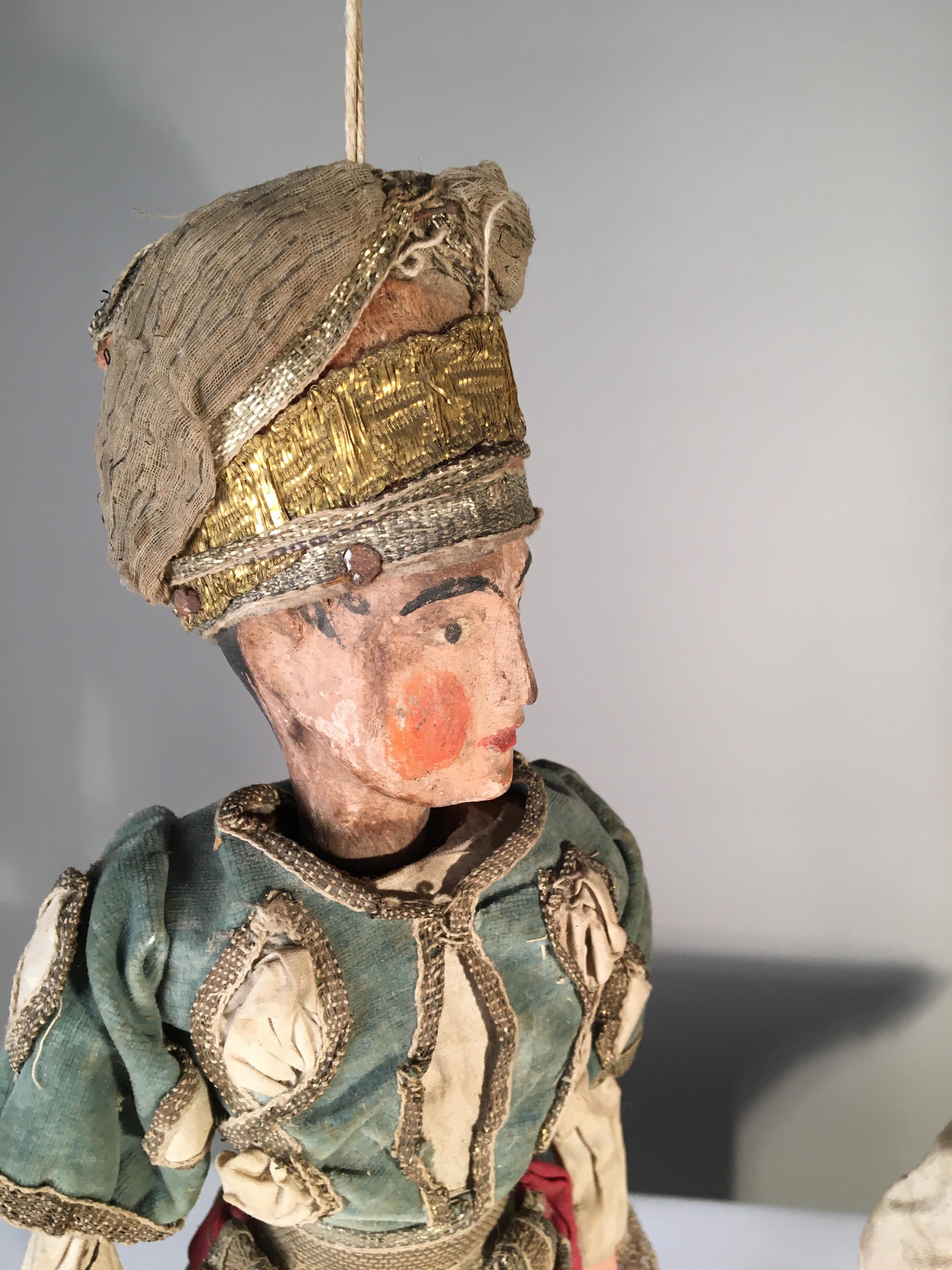 Antike italienische Marionetten:: 19. Jahrhundert (Neobarock)
