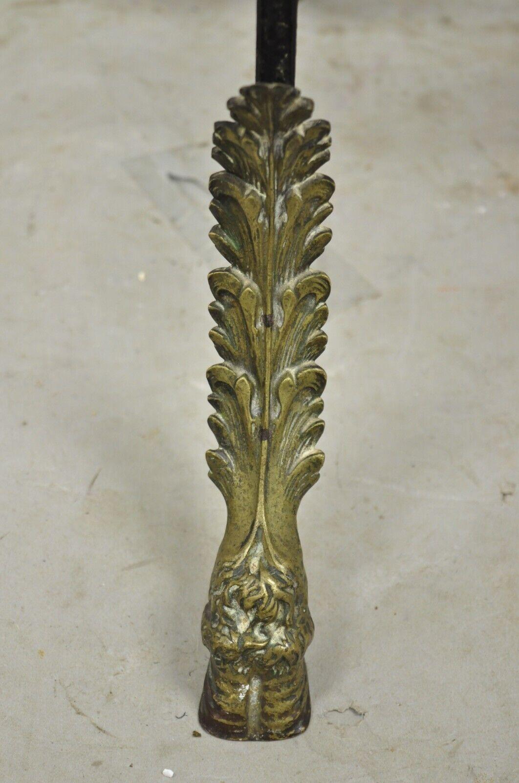 Antike italienische Regency neoklassischen Schmiedeeisen & Bronze Swan kleinen Beistelltisch im Angebot 4