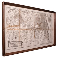 Antique Italian Region Map, Framed Cartography, 18th Century, Emilia Romagna