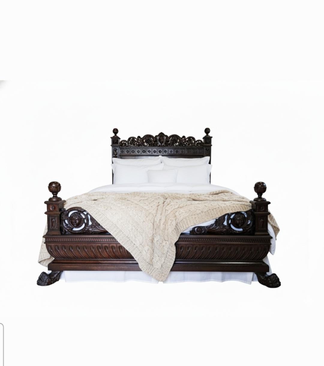 Lit antique de la Renaissance italienne en vente 10