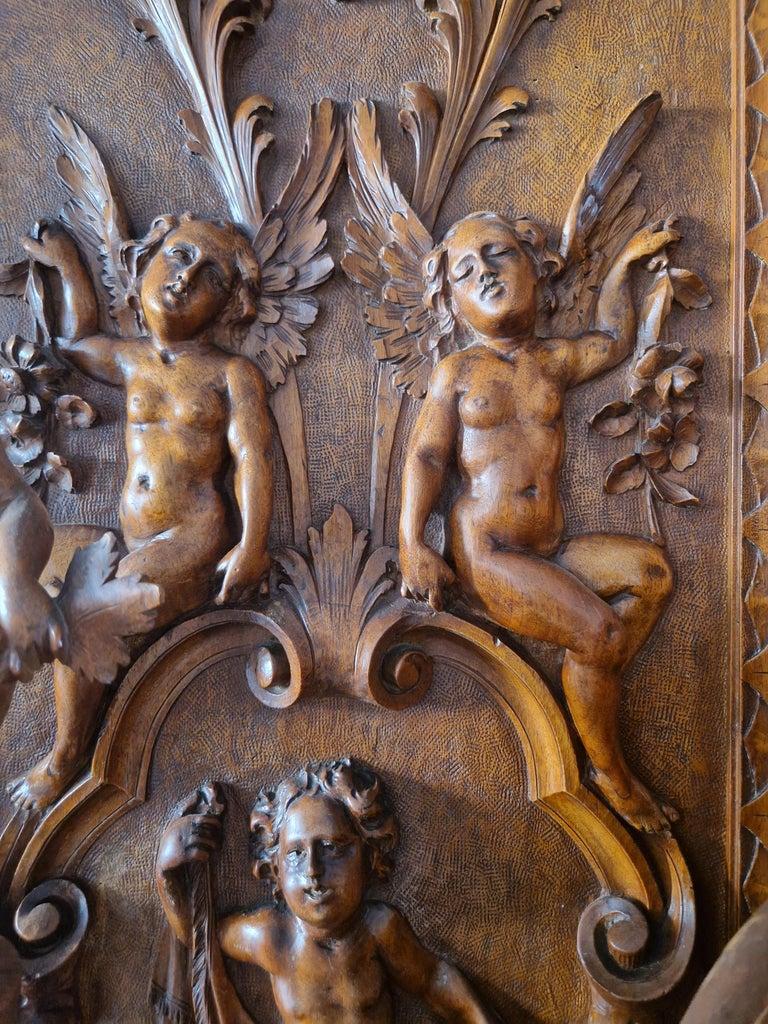 Ensemble de chambre à coucher antique de la Renaissance italienne Attr. Luigi Frullini en vente 5