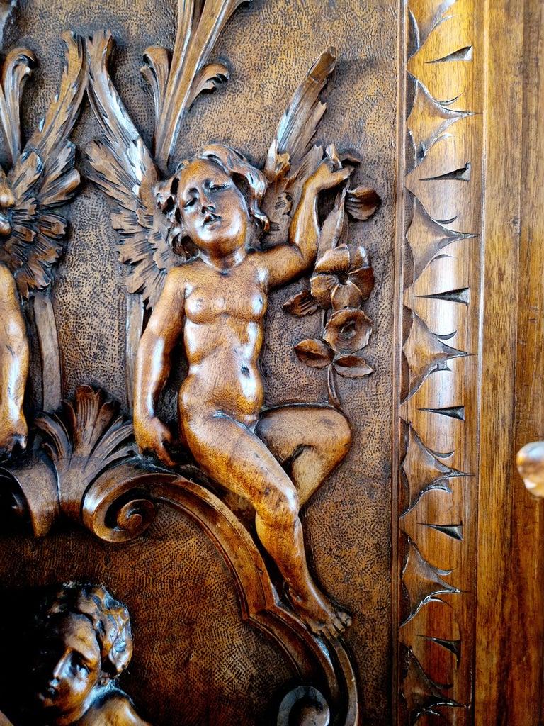 Ensemble de chambre à coucher antique de la Renaissance italienne Attr. Luigi Frullini en vente 7
