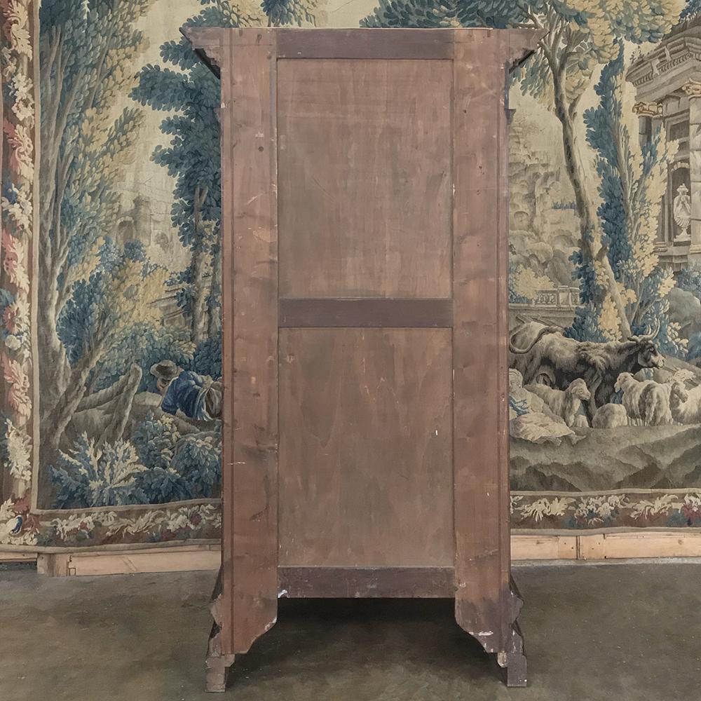 Antique Italian Renaissance Walnut Curio Cabinet 9