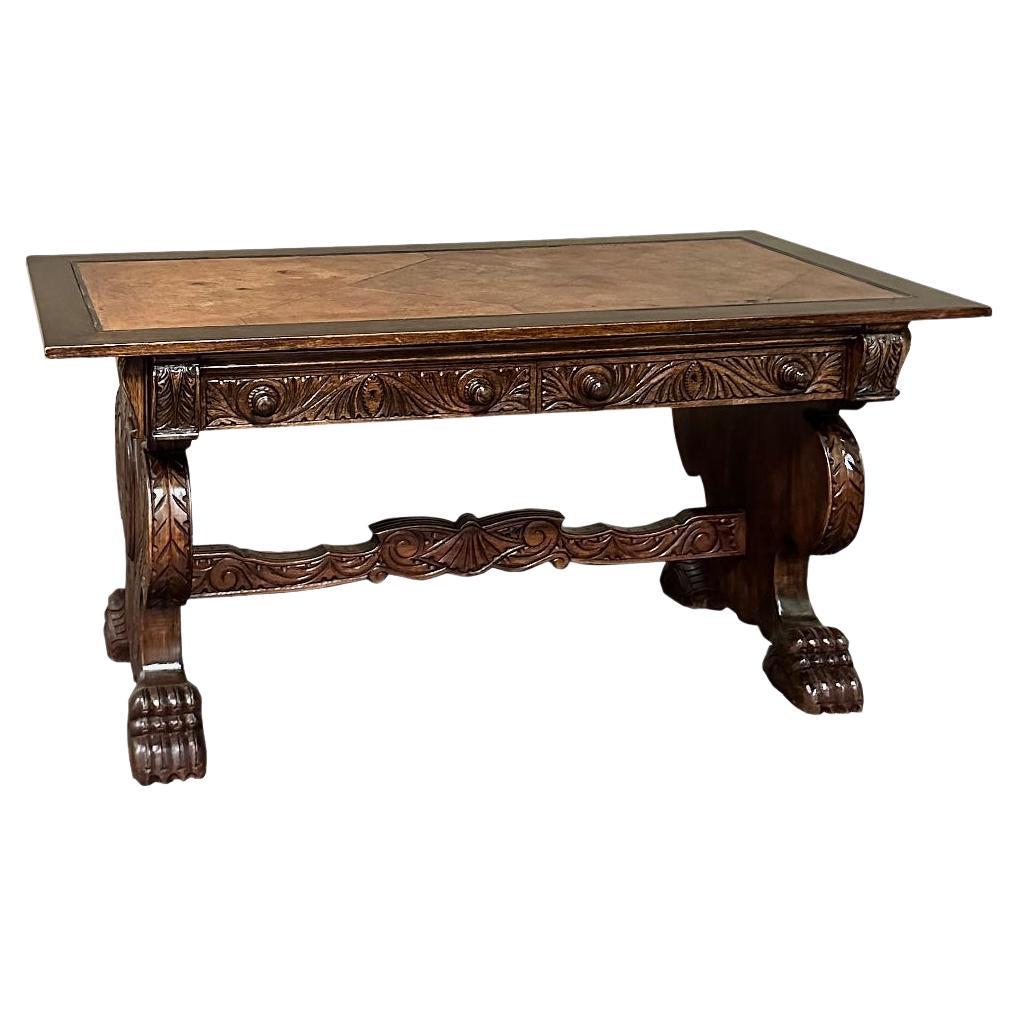 Antique Italian Romanesque GraniteTopped Desk at 1stDibs romanesque