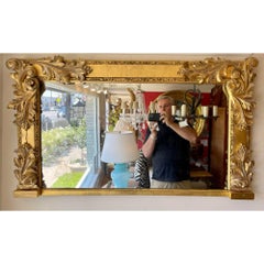 Antiker italienischer Rokoko-Giltwood-Spiegel