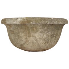 Italian Rustic Style Handcrafted Stone Sink Basin Circa 1905