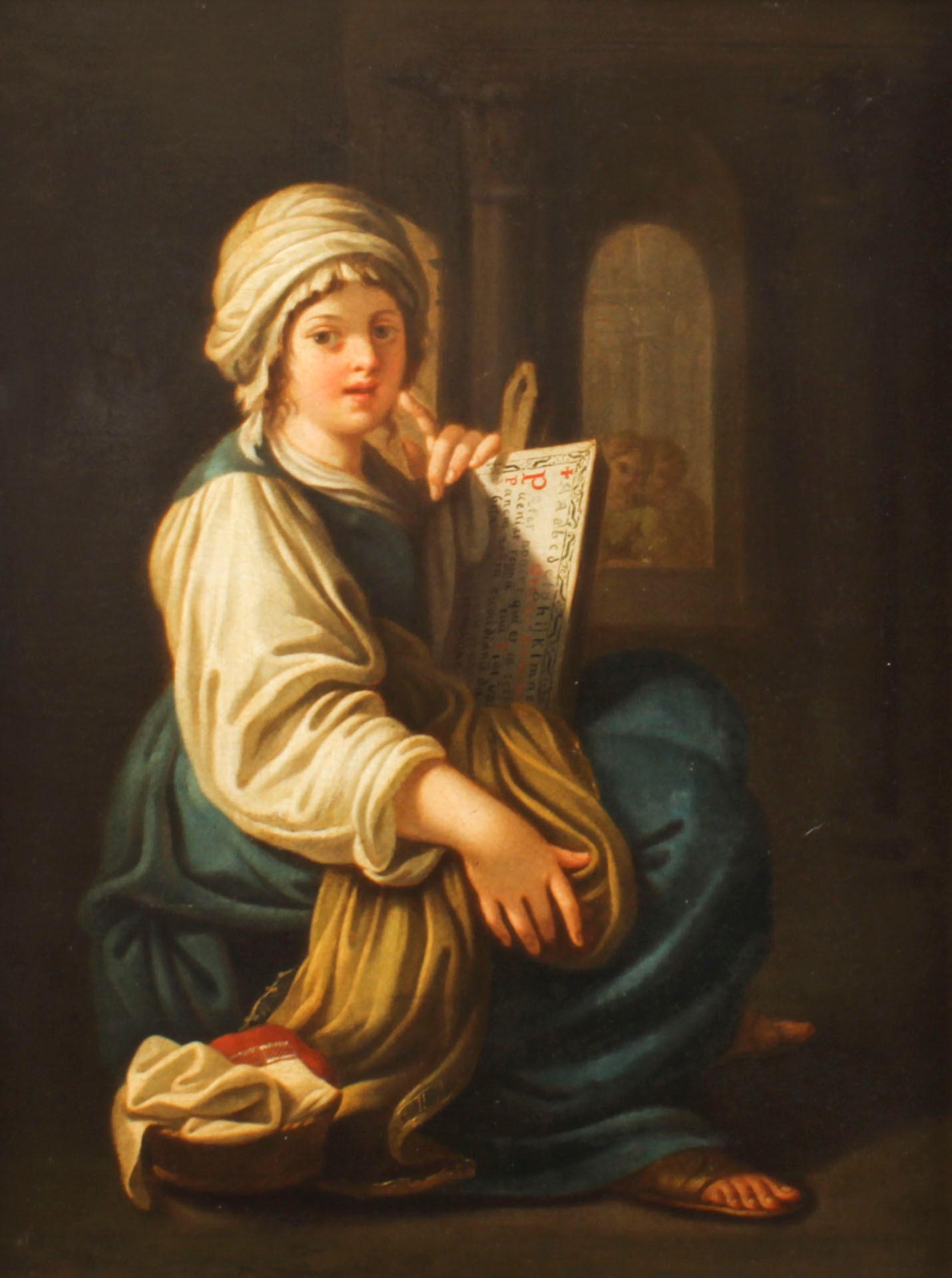 quadro antico donna