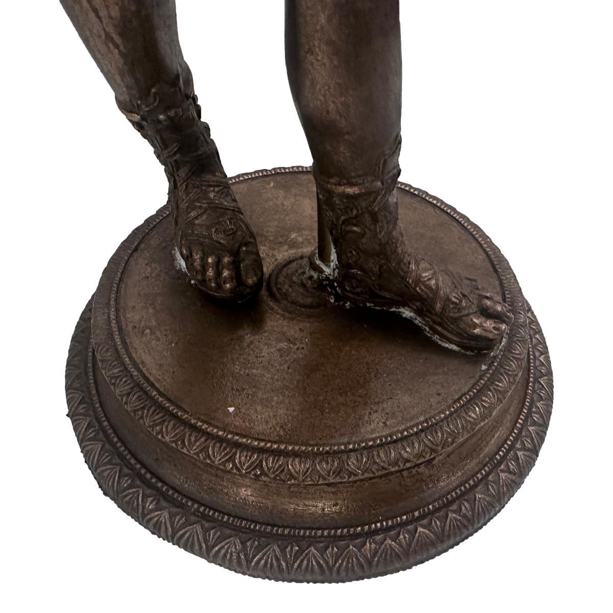 XIXe siècle Lampe sculpturale italienne ancienne en vente