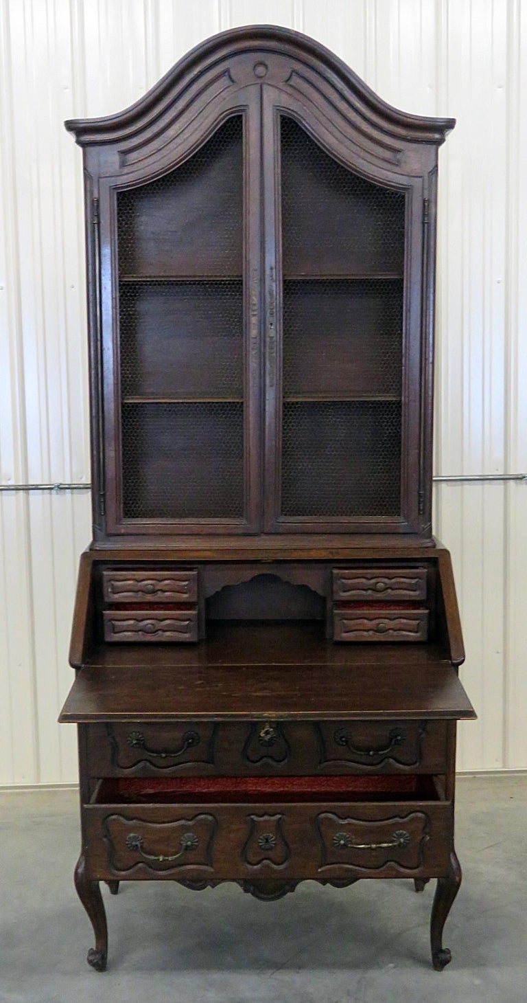 Antique Italian Secretary Desk For Sale at 1stDibs