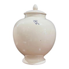 Antique Italian Set of 4 Jars with Lids