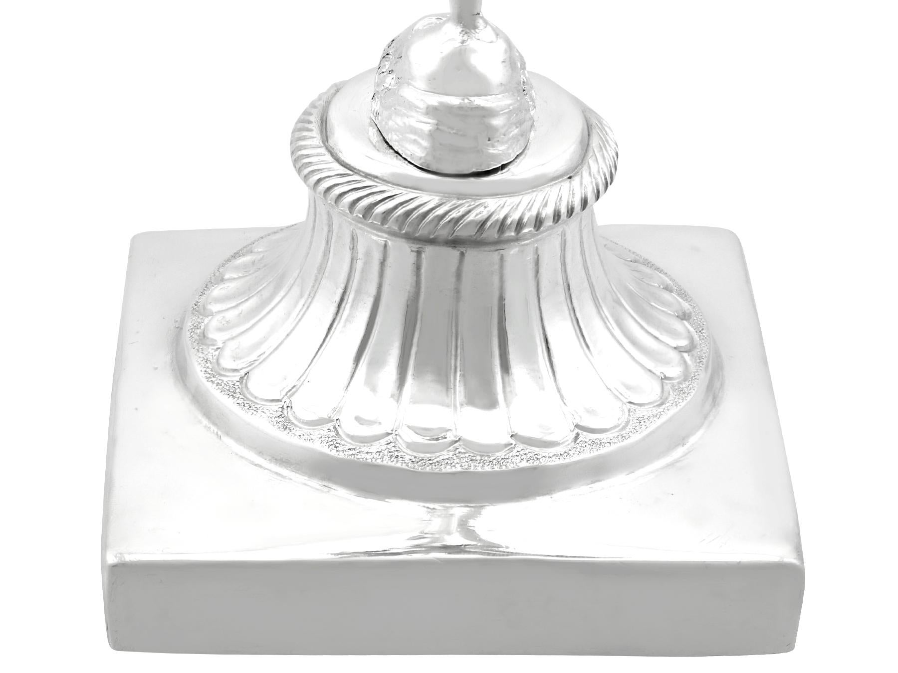 Antichi candelabri italiani in argento, circa 1750 in vendita 2