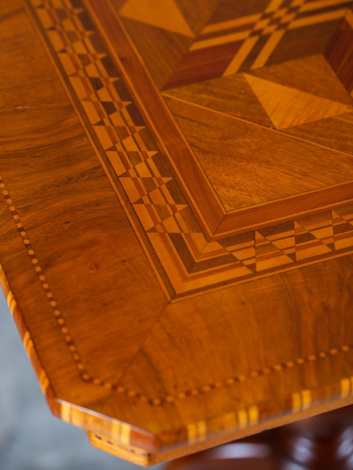 antique inlaid table