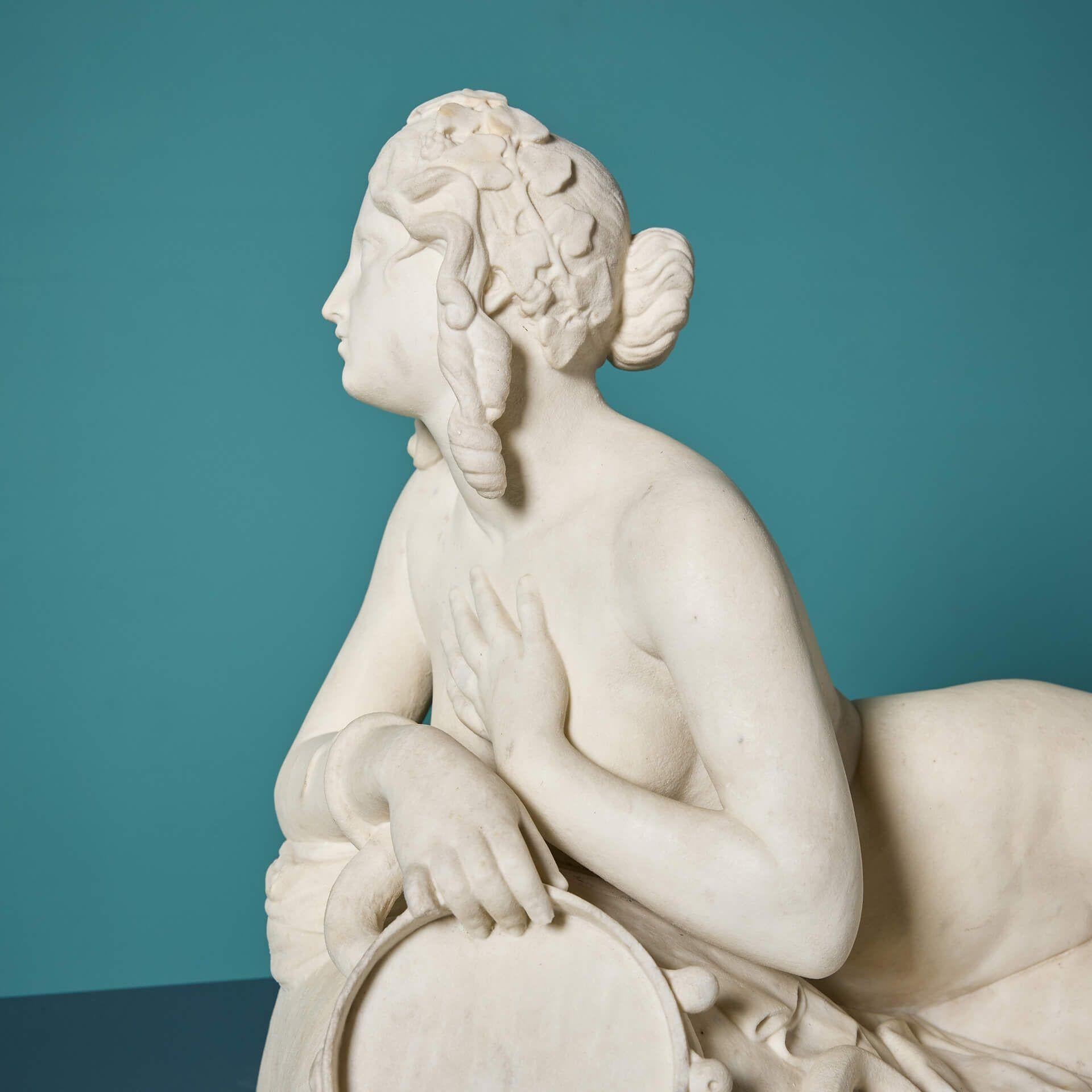 Grand Tour Antico Statuario Italiano Scultura in marmo di Dirce dopo Lorenzo Bartolini in vendita