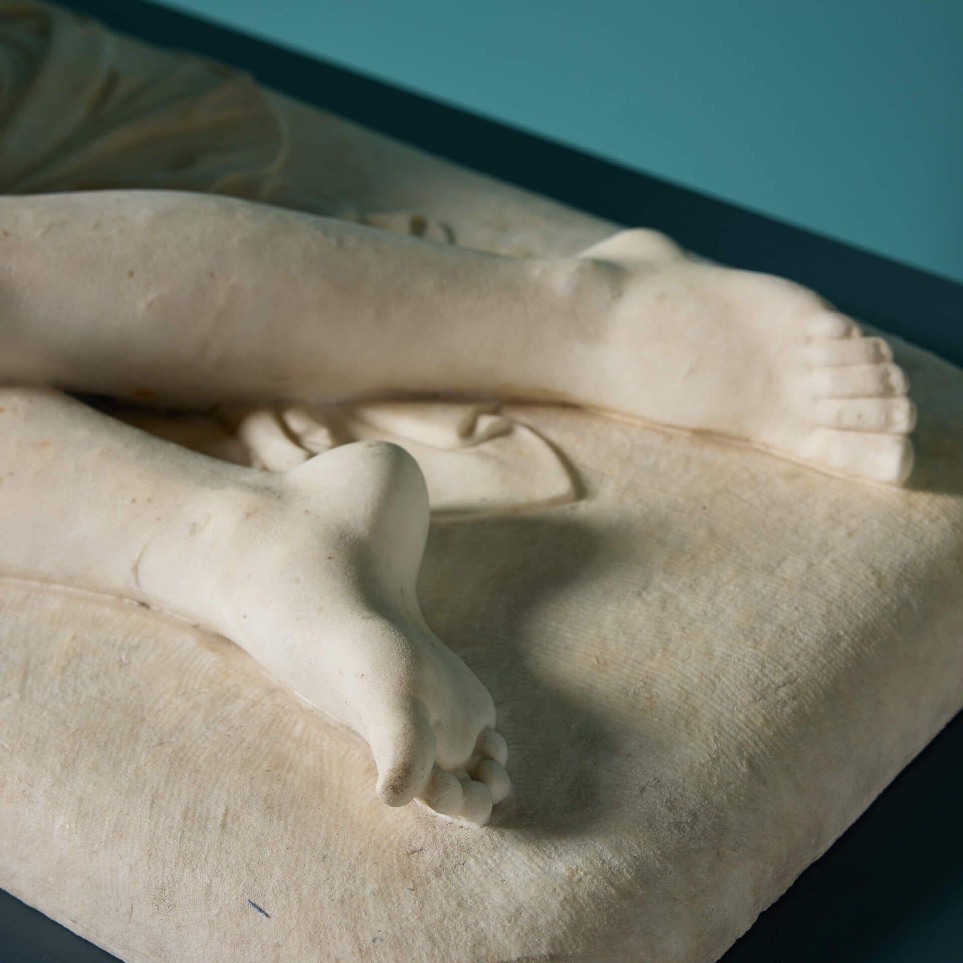 XIX secolo Antico Statuario Italiano Scultura in marmo di Dirce dopo Lorenzo Bartolini in vendita