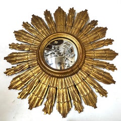 Antique Italian Sunburst Mirror