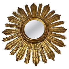 Antique Italian Sunburst Mirror