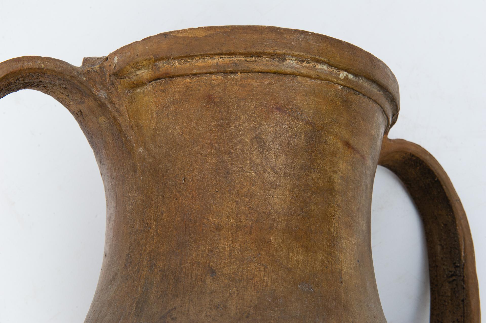 19th Century Antique Italian Terracotta Amphora For Sale