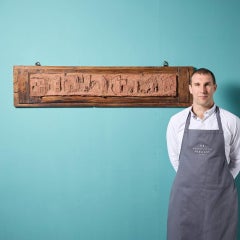 Antique Italian Terracotta Panoramic Wall Art c.1880