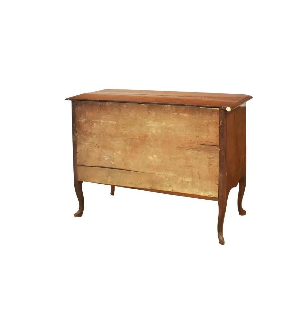 French Provincial Antique Italian Three-Drawer Fruitwood Commode For Sale