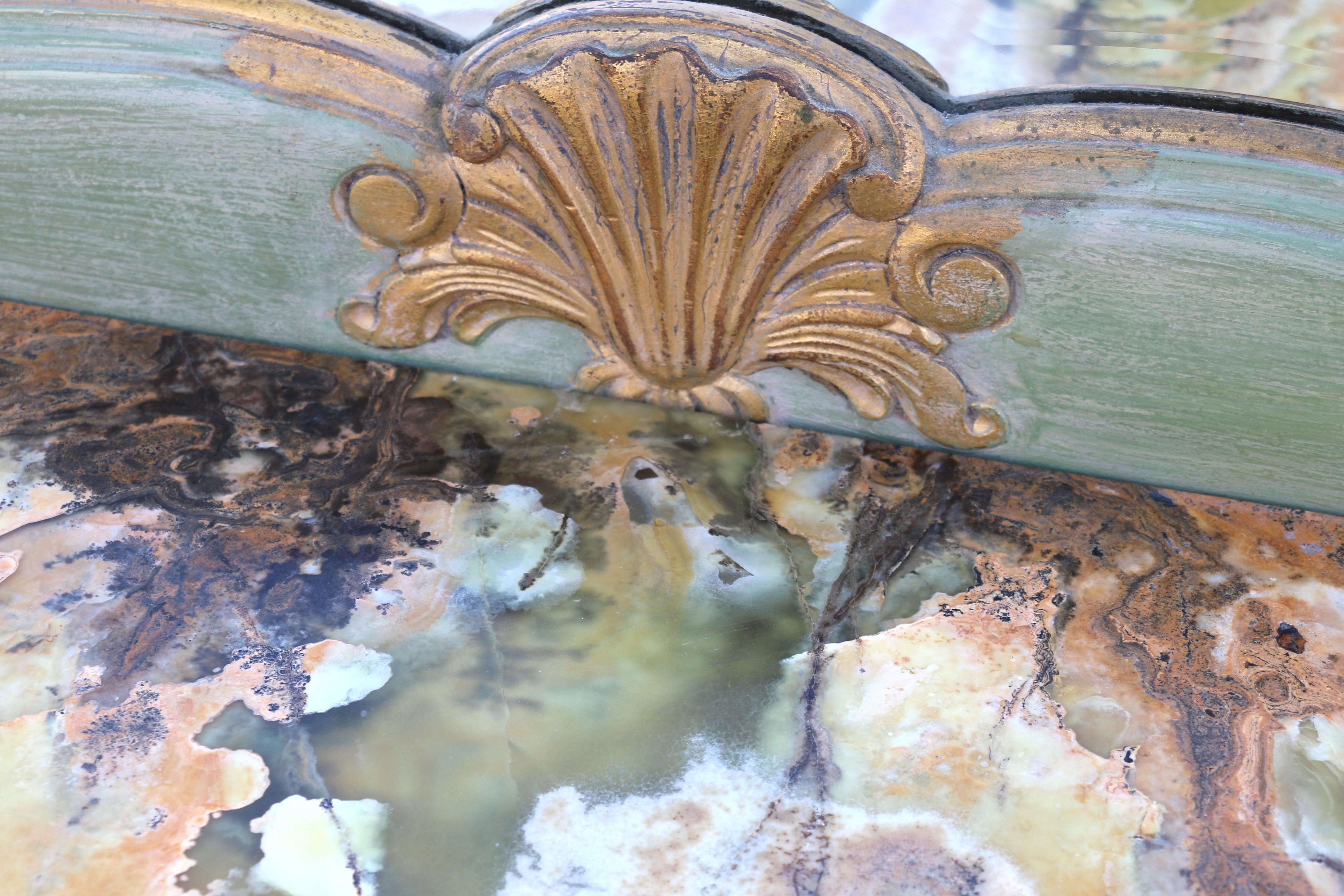 Antique Mirror Vanity italiano a tre pannelli in vendita 3