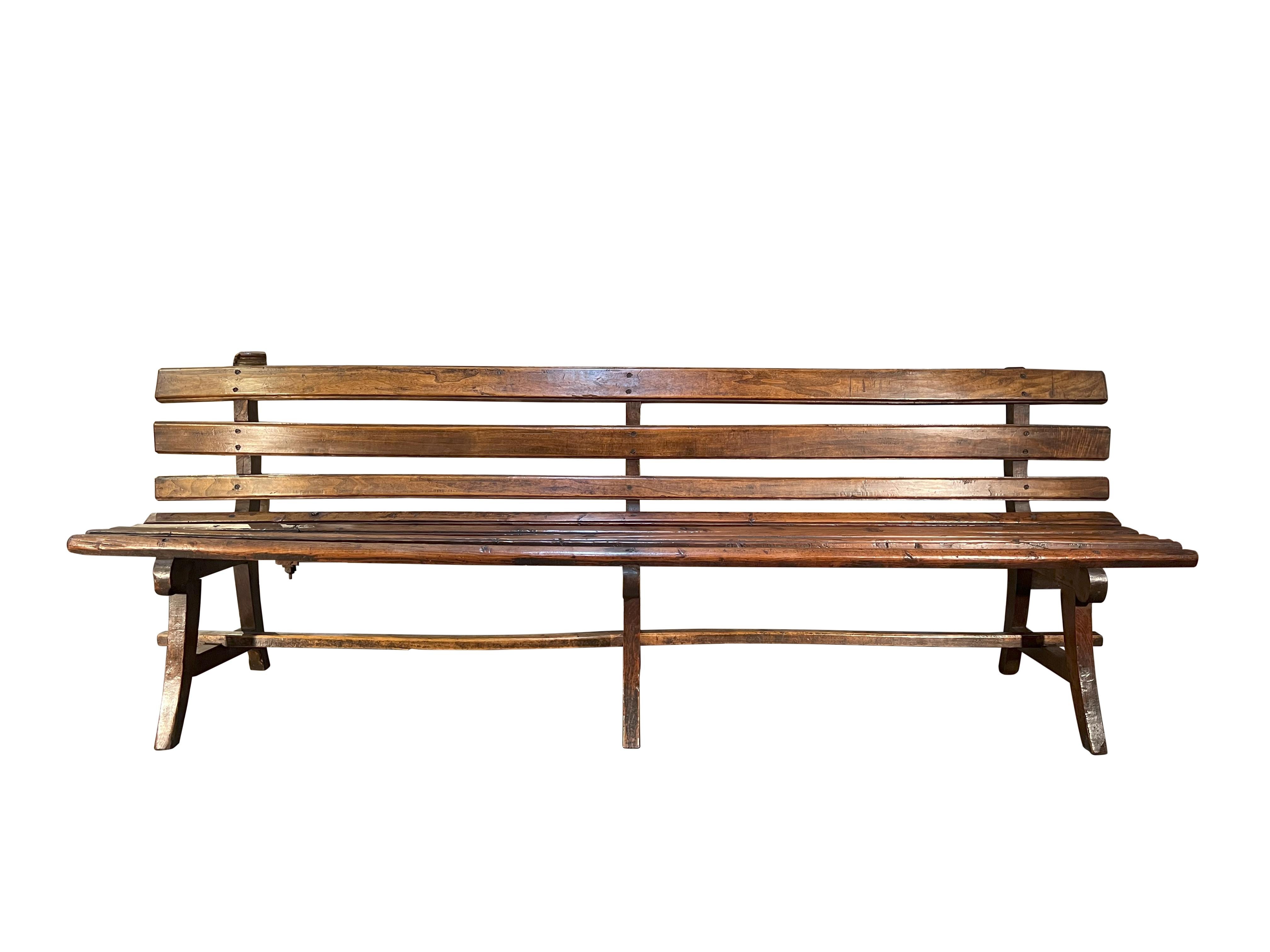 antique train station benches for sale