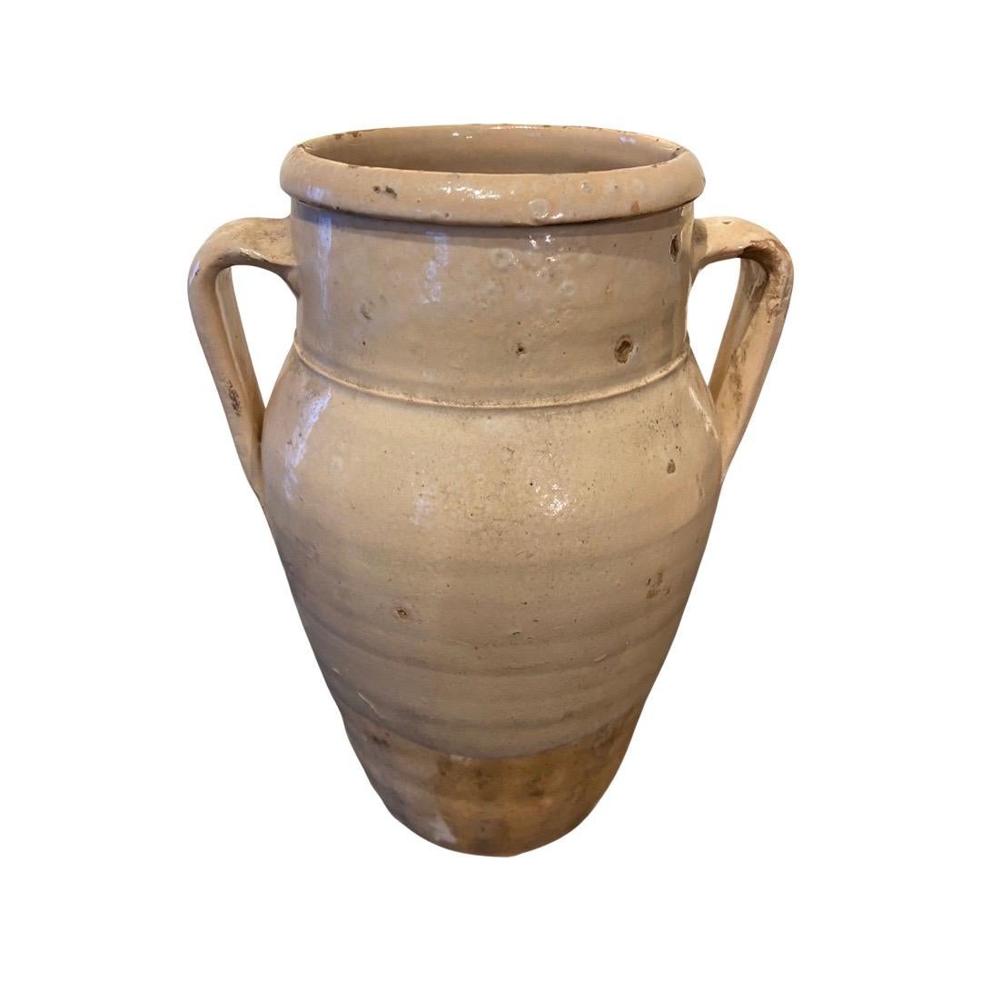 Ceramic Antique Italian 'Tree of Life' Vase For Sale