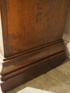 Antique Italian Triple Niche Walnut Wood Bookcase ex Confessional, 19th Century