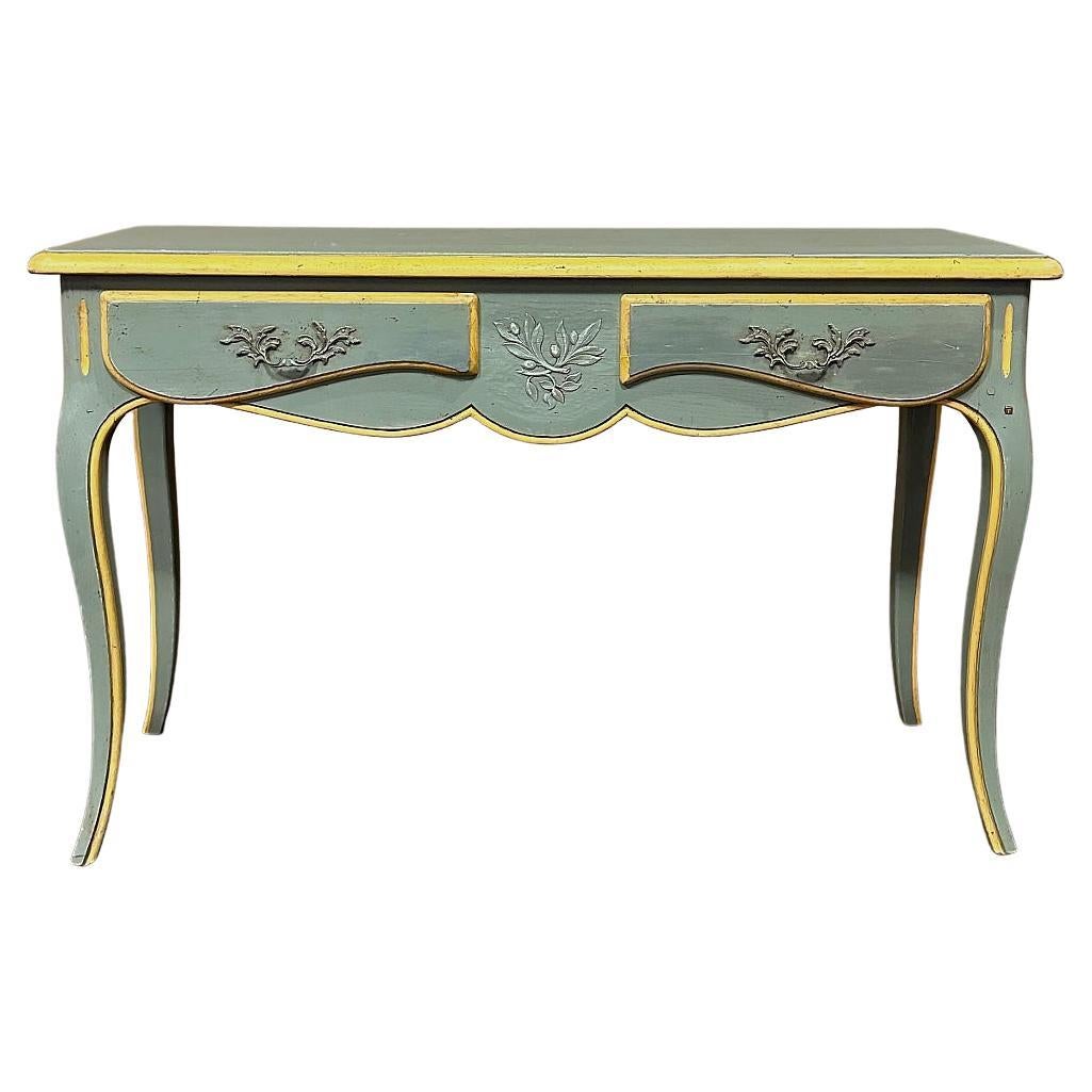 Antique Italian Tuscan Painted Sofa Table ~ Console