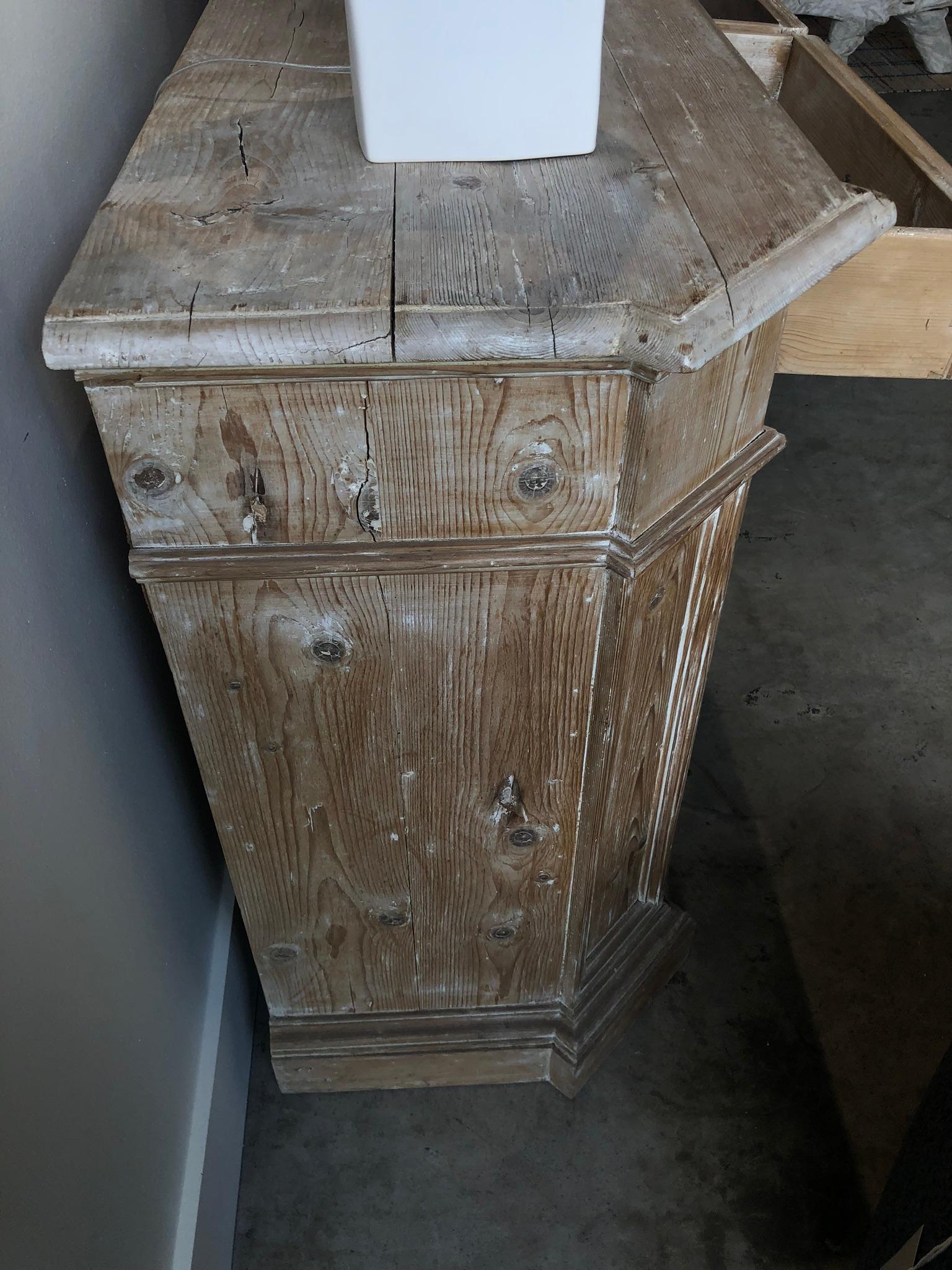 Antique Italian Two-Drawer Buffet 4