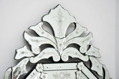 Antique Italian Venetian Murano Glass Mirror