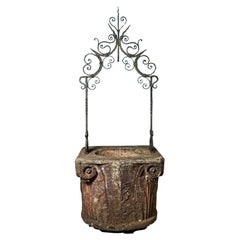 Antique Italian Verona Marble Renaissance Style Well Head