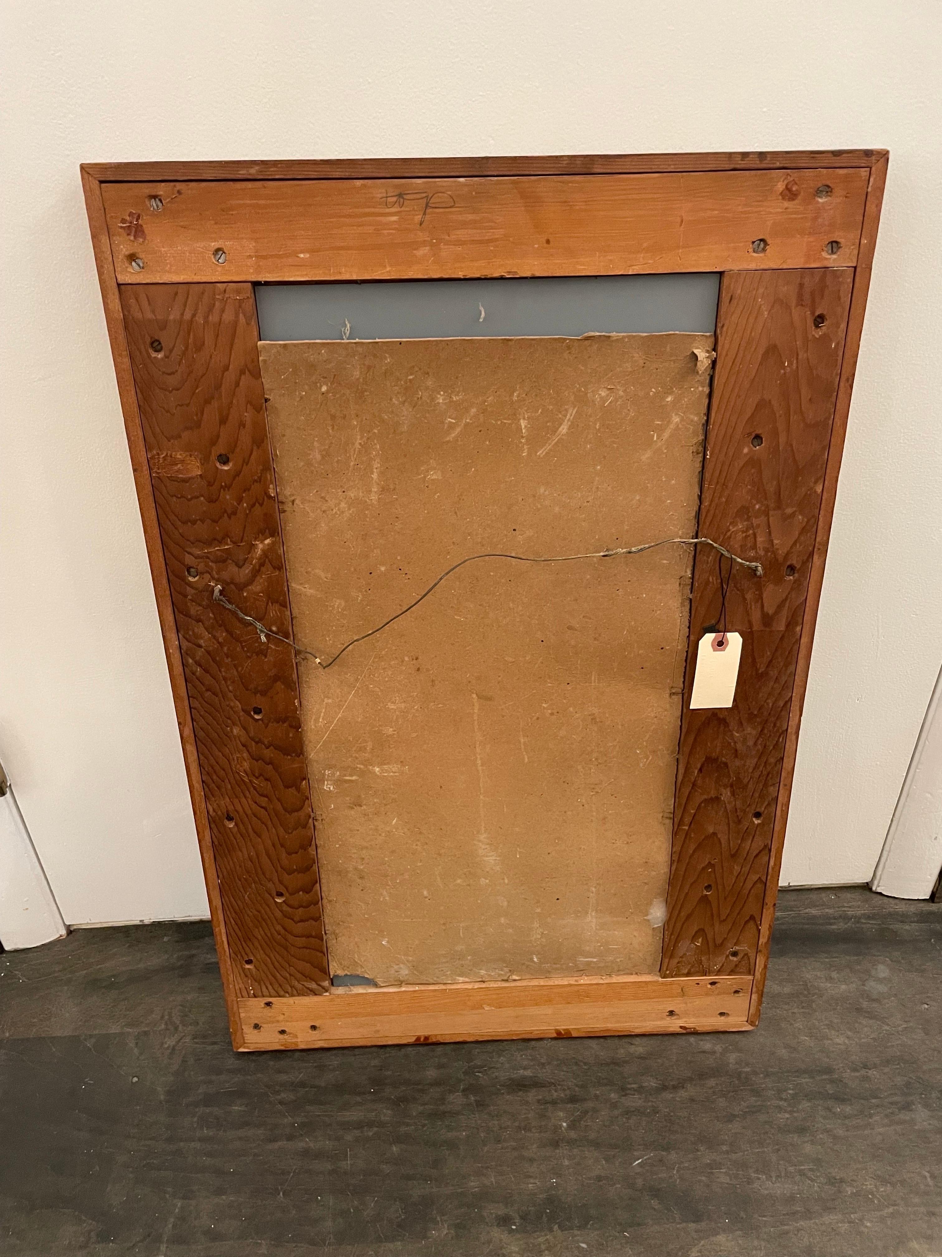 Early 20th Century Antique Italian Walnut Framed Mirror For Sale