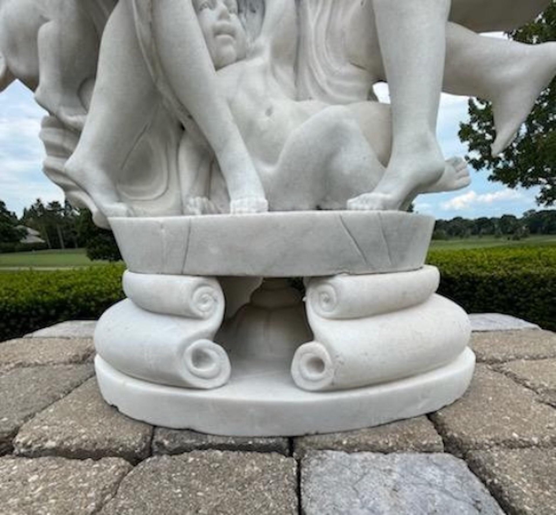 Marmo Scultura antica italiana in marmo bianco di Carrara di Louis-Simon Boizot in vendita