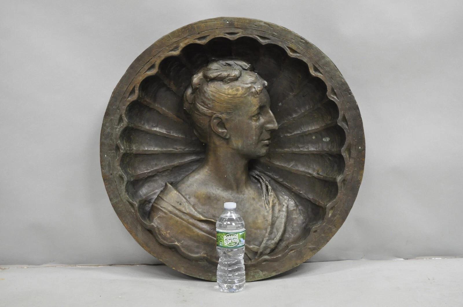 Antiguo Busto Italiano de Mujer Grande 25