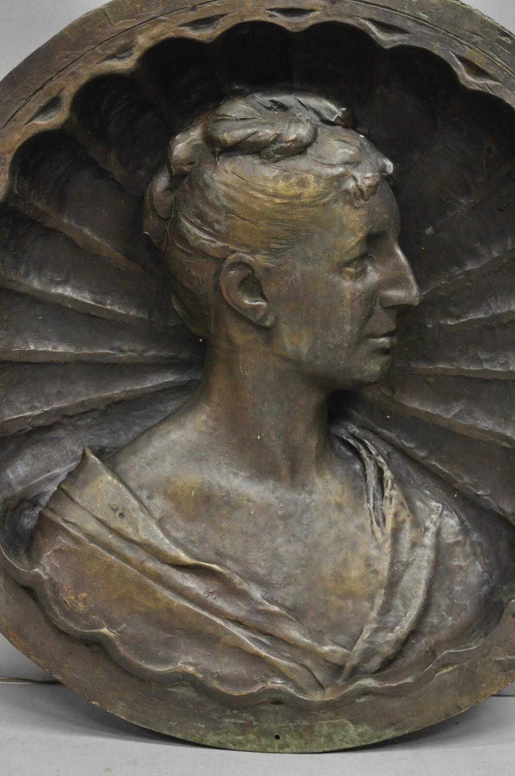 Antiguo Busto Italiano de Mujer Grande 25