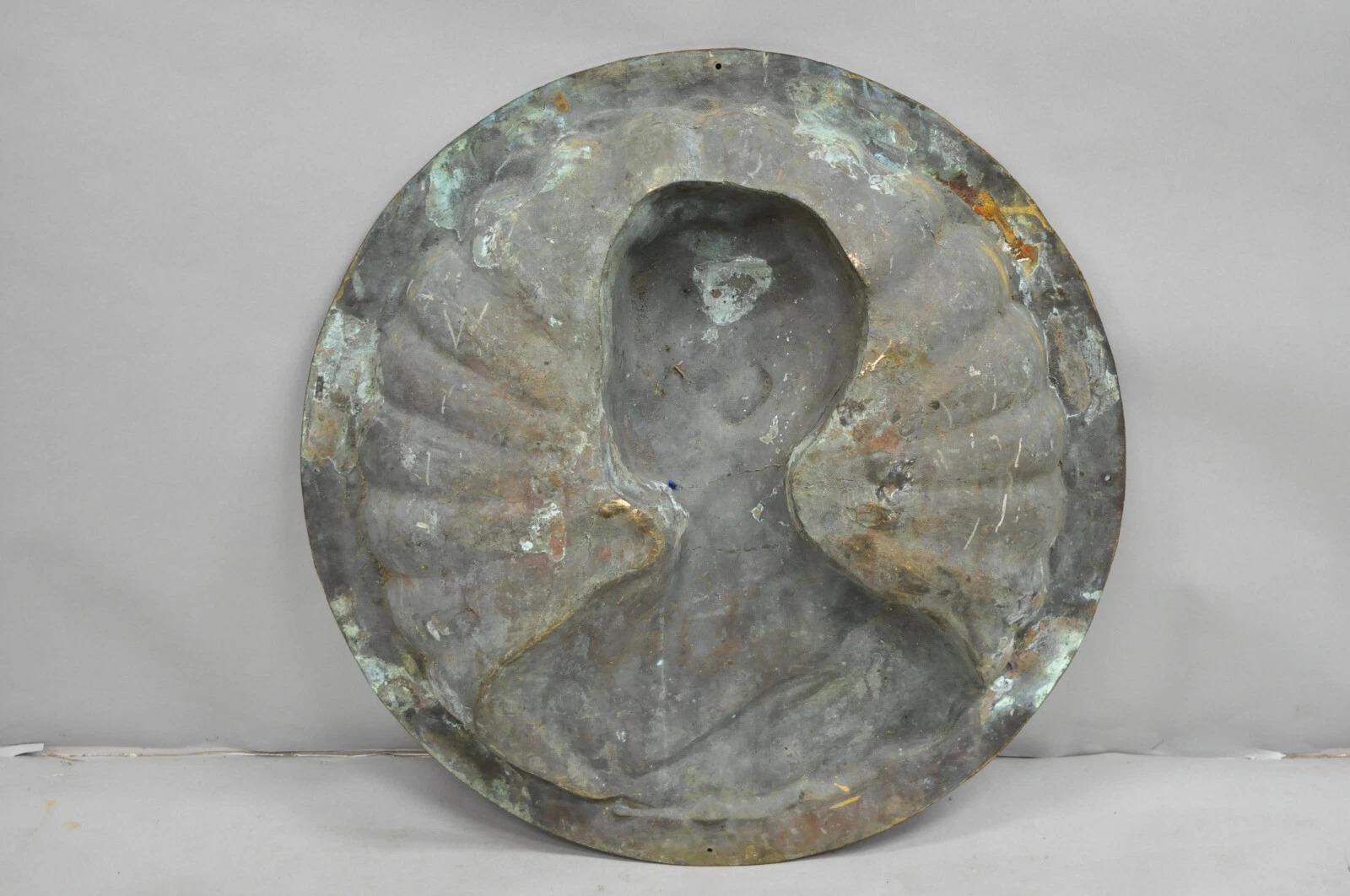 Antiguo Busto Italiano de Mujer Grande 25