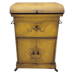 Antique Italian Yellow Metal Wash Stand