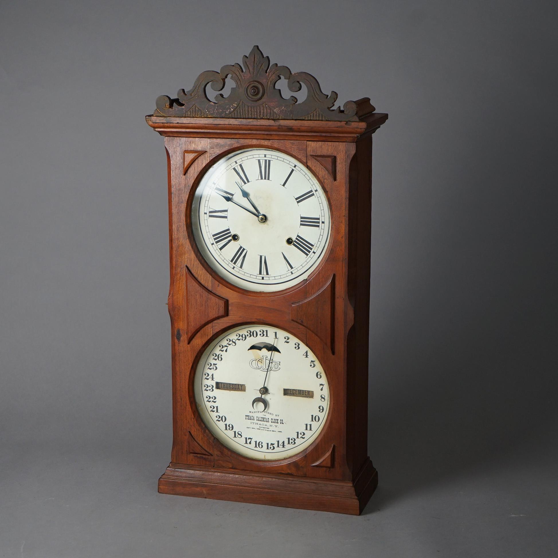 ithaca calendar clock for sale