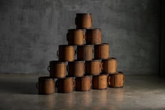 Antique Ittomasu Rice Measure Containers, Japan, Early 20th Century