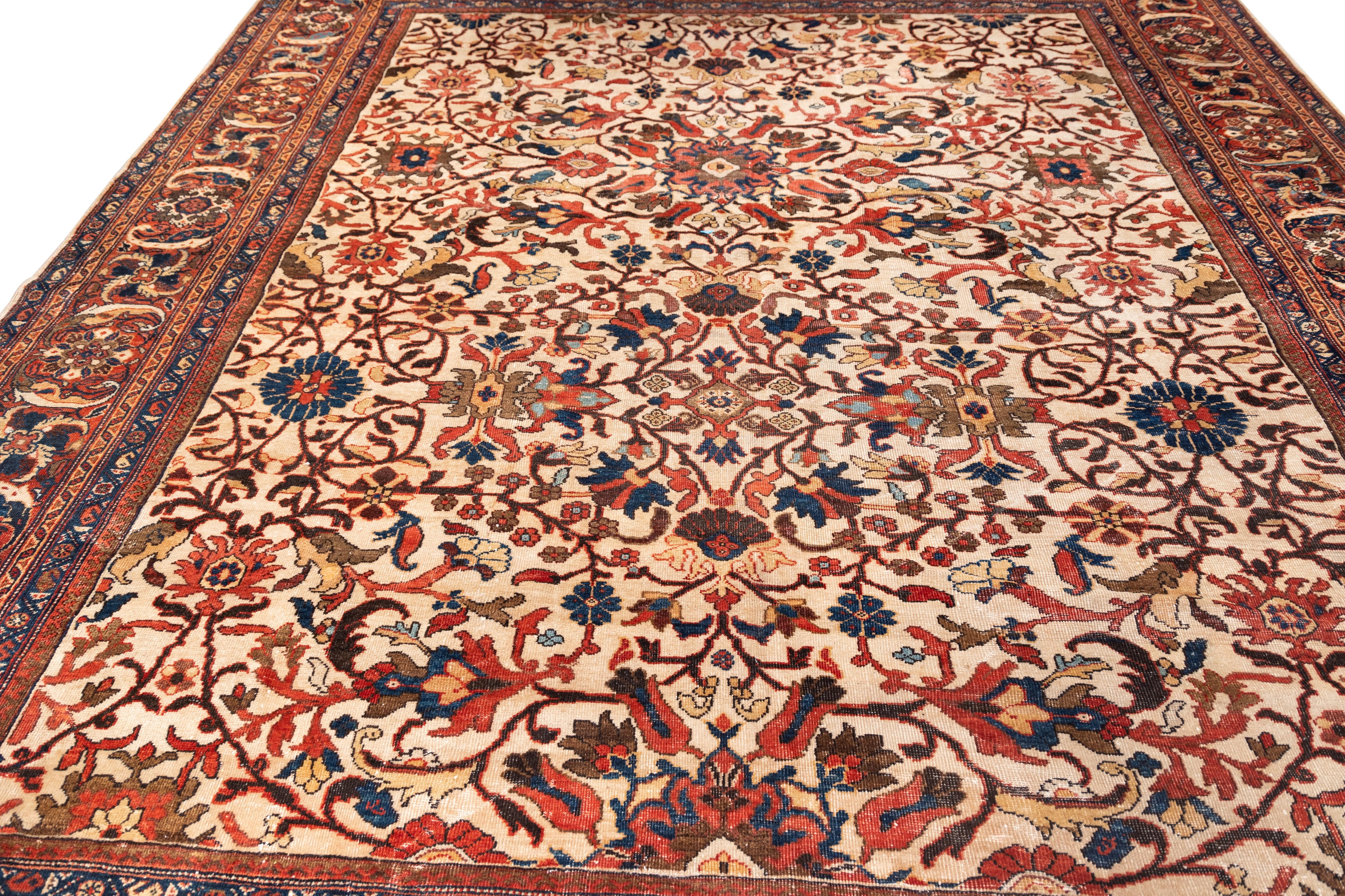 Sultanabad Antique ivory Mahal sultanabad For Sale