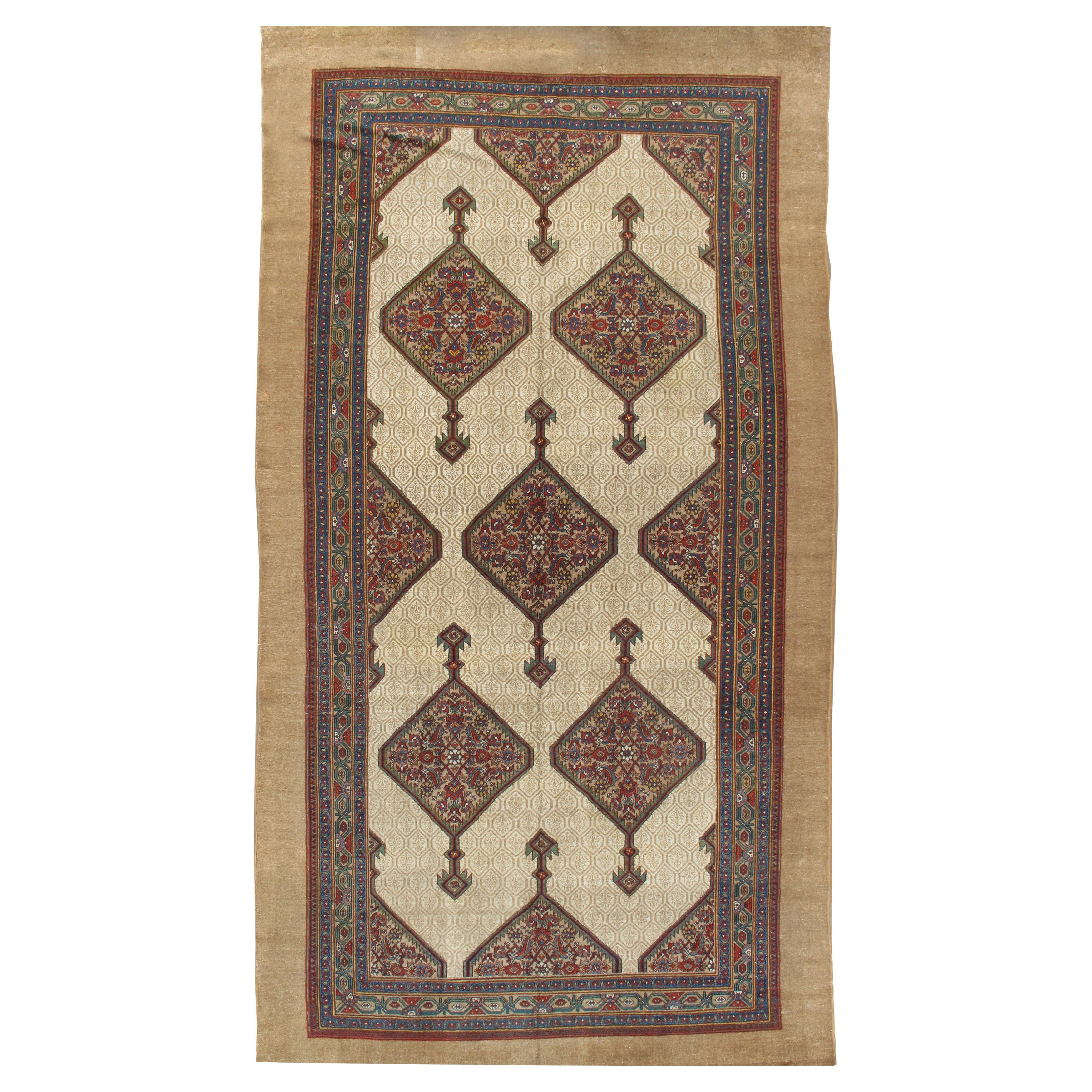 Antique Ivory Serab Runner 7' x 13'7